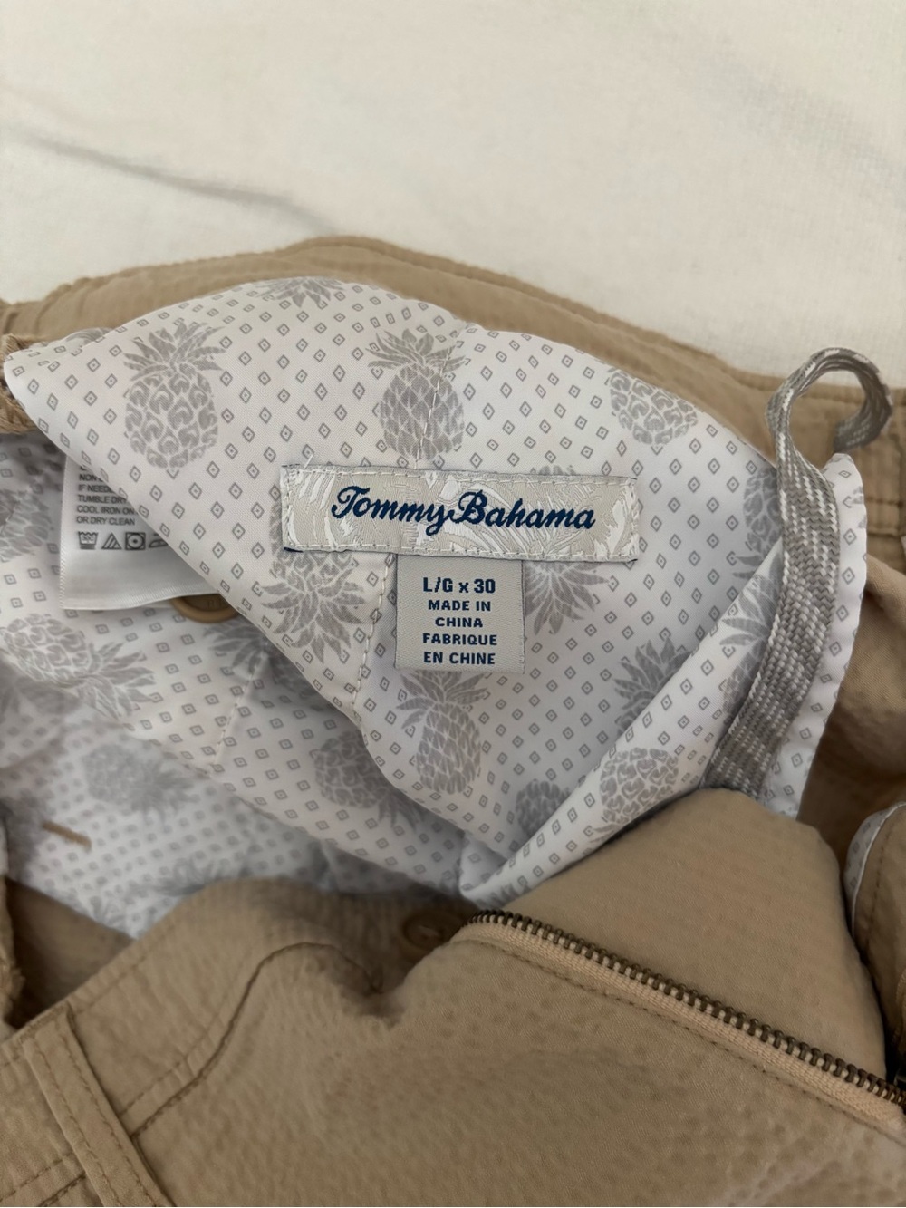Tommy Bahama Boracay textured Khaki Tan Chino Pants - Picture 4 of 5